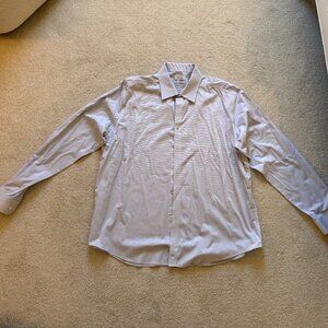 Calvin Klein Men's Long Sleeve Dress Shirt - Size 18.5 36/37